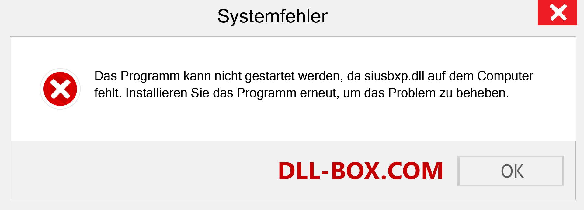 siusbxp.dll-Datei fehlt?. Download für Windows 7, 8, 10 - Fix siusbxp dll Missing Error unter Windows, Fotos, Bildern